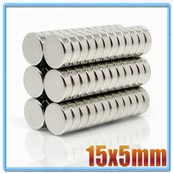N35 - magnes neodymowy - mocny okrągły krążek - 15mm * 5mmN35