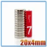 N35 - neodymium magnet - strong round disc - 20mm * 4mmN35