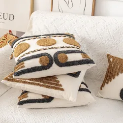 Exclusive cushion cover - cotton embroidery - Moroccan Boho styleCushion covers
