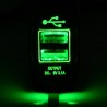 Universal USB dual socket - 3.1V -12V/24V - charging port - LEDChargers