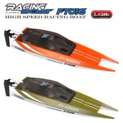 Feilun FT016 - łódź wyścigowa - wodoodporna - 2.4G 4CH - duża prędkość 35km/h - zabawka RCŁodzie