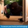 Czujnik magnetyczny drzwi / okien - alarm - bezprzewodowy - system ochrony antywłamaniowejBezpieczeństwo w domu