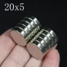N35 - magnes neodymowy - mocny okrągły krążek - 20 mm * 5 mmN35