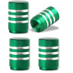 Aluminiowe wentyle do opon - wzór w paski - 4 sztukiCzęści kół