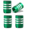 Aluminiowe wentyle do opon - wzór w paski - 4 sztukiCzęści kół