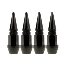 Universal tire valves - aluminum caps - long spike - 4 piecesWheel parts