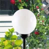 Solarna lampa ogrodowa - kij do ziemi - okrągła kula - LED - wodoodporna - 4 sztukiOświetlenia słonecznego