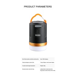 Multifunctional camping light - waterproof lamp - lantern - with remote - LED - USB - rechargeableOutdoor & Camping