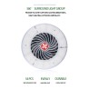 Camping fan with light - portable lamp - LED - USBOutdoor & Camping