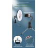 Wentylator kempingowy ze światłem - przenośna lampa - LED - USBKemping & Obozownictwo