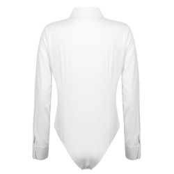 Eleganckie body - bluzka z długim rękawem - z guzikamiBluzki & Koszulki