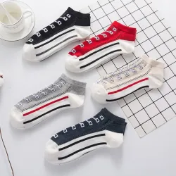 Śmieszne skarpetki dziecięce - nadruk sznurowadeł - bawełnaClothing
