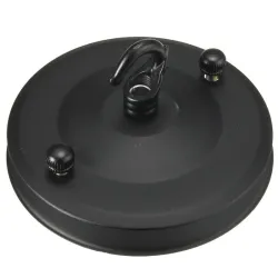 Retro podstawa lampy sufitowej - okrągła oprawka - z haczykiem - 105mmŚwiatła sufitowe