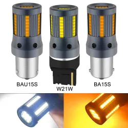 Kierunkowskaz samochodowy - żarówka LED - P21W 1156 - BAU15S PY21W - 7440 W21W - 2 sztukiLED