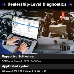 ELM327 - USB V1.5 - z przełącznikiem HS/MS CAN - skaner FORSCAN OBD2 - przejściówka USB - czytnik kodówDiagnoza