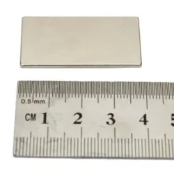 N35 - magnes neodymowy - mocny blok - 40*20*2mmN35