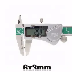 N35 - magnes neodymowy - okrągła tarcza - 6mm * 3mm - 100 sztukN35