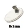 N35 - neodymium magnet - round disc - 6mm * 3mm - 100 piecesN35