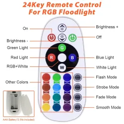 LED floodlight - waterproof work light - RGB - AC220V - 30W - 50W - 100W - 200WFloodlights