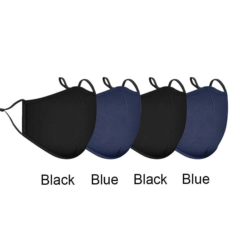 Face / mouth masks - reusable - anti bacterial - with PM 2.5 filter - 4 piecesMouth masks