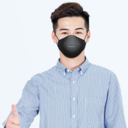 Ochronna silikonowa maska na twarz - wielokrotnego użytku - przeciwpyłowa - antybakteryjna - zawór powietrza - filtr KN95Mask...