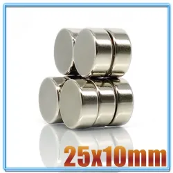 N35 - neodymium magnet - round cylinder - 25mm * 10mmN35