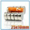 N35 - neodymium magnet - round cylinder - 25mm * 10mmN35