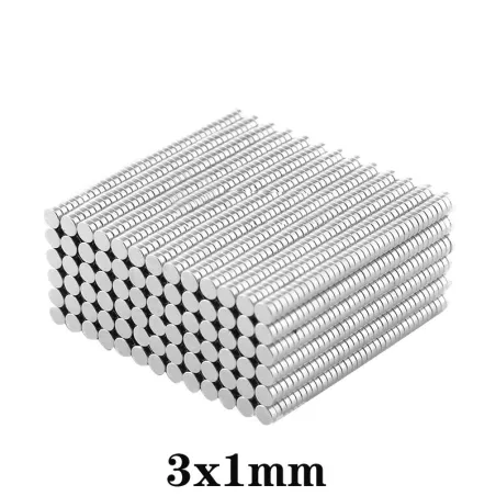 N35 - neodymium magnet - strong round disc - 3 * 1mmN35