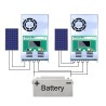 PowMr MPPT - regulator paneli słonecznych - regulator ładowania - podświetlenie LCD - 30A - 40A - 50A - 60AKontrolery