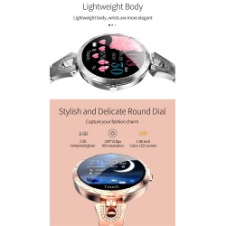 Modny Smart Watch AK15 - tętno - fitness tracker - wodoodporny - Bluetooth - Android - IOSInteligentne zużycie