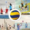 Piłka do siatkówki plażowej - niebiesko-żółtaPiłki