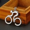 Road bicycle - metal keychainKeyrings