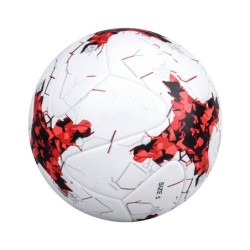 Profesjonalna piłka nożna - skóra - wodoodporna - biało-czerwona - rozmiar 4 - 5Piłki