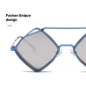 Geometric sunglasses - steampunk style - metal hollow-out frame - UV400 - unisexSunglasses