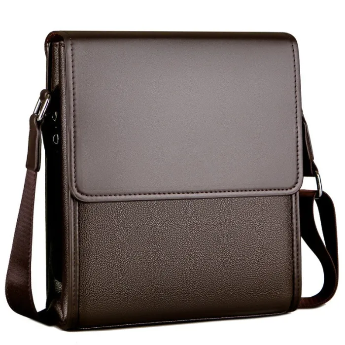 Torba na ramię w stylu vintage - skórzana teczkaTorebki