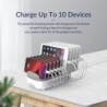 ORICO - 10 portowa ładowarka USB - stacja dokująca - z uchwytem - 120W 5V2,4A*10Holders