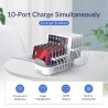 ORICO - 10 portowa ładowarka USB - stacja dokująca - z uchwytem - 120W 5V2,4A*10Holders