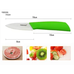 Ceramic knife set - 3" 4" 5" 6" inch with peeler / coversCeramic