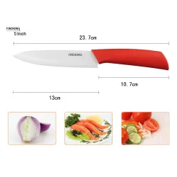 Ceramic knife set - 3" 4" 5" 6" inch with peeler / coversCeramic