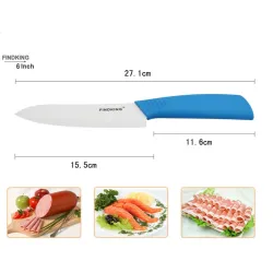 Ceramic knife set - 3" 4" 5" 6" inch with peeler / coversCeramic