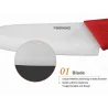 Zestaw noży ceramicznych - 3 "4" 5 "6" cali z obieraczką / osłonamiNoże Ceramiczne