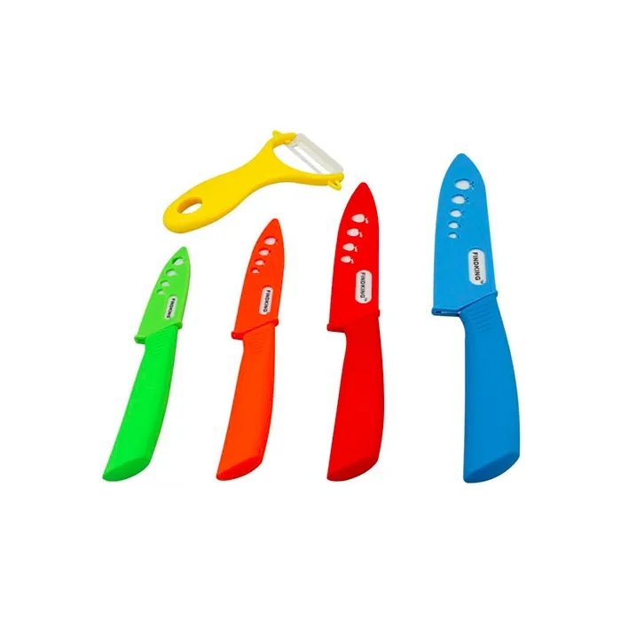 Ceramic knife set - 3" 4" 5" 6" inch with peeler / coversCeramic