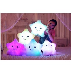 Star shaped pillow - with LED - 40 * 35 cm