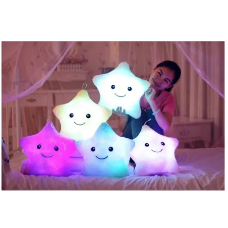 Poduszka w kształcie gwiazdy - z LED - 40 * 35 cmZabawki Pluszowe