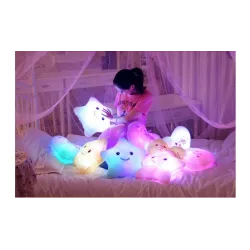Poduszka w kształcie gwiazdy - z LED - 40 * 35 cmZabawki Pluszowe