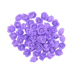 Sztuczne róże - wykonane z pianki - do dekoracji - 3 cmSztuczne kwiaty