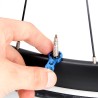 Bicycle tire air nozzle - presta valve core - nut screw with installation wrenchRepair