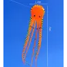 Sports beach kite - inflatable - foldable - striped octopus - 8MKites