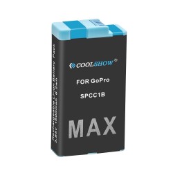 Bateria litowo-jonowa 1600 mAh - ładowalna - do GoPro Hero MaxBaterie & ładowarki