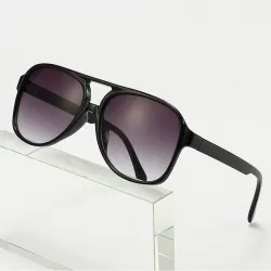 Retro oversized okulary przeciwsłoneczne - polaryzacyjne - styl pilota - unisexOkulary Przeciwsłoneczne